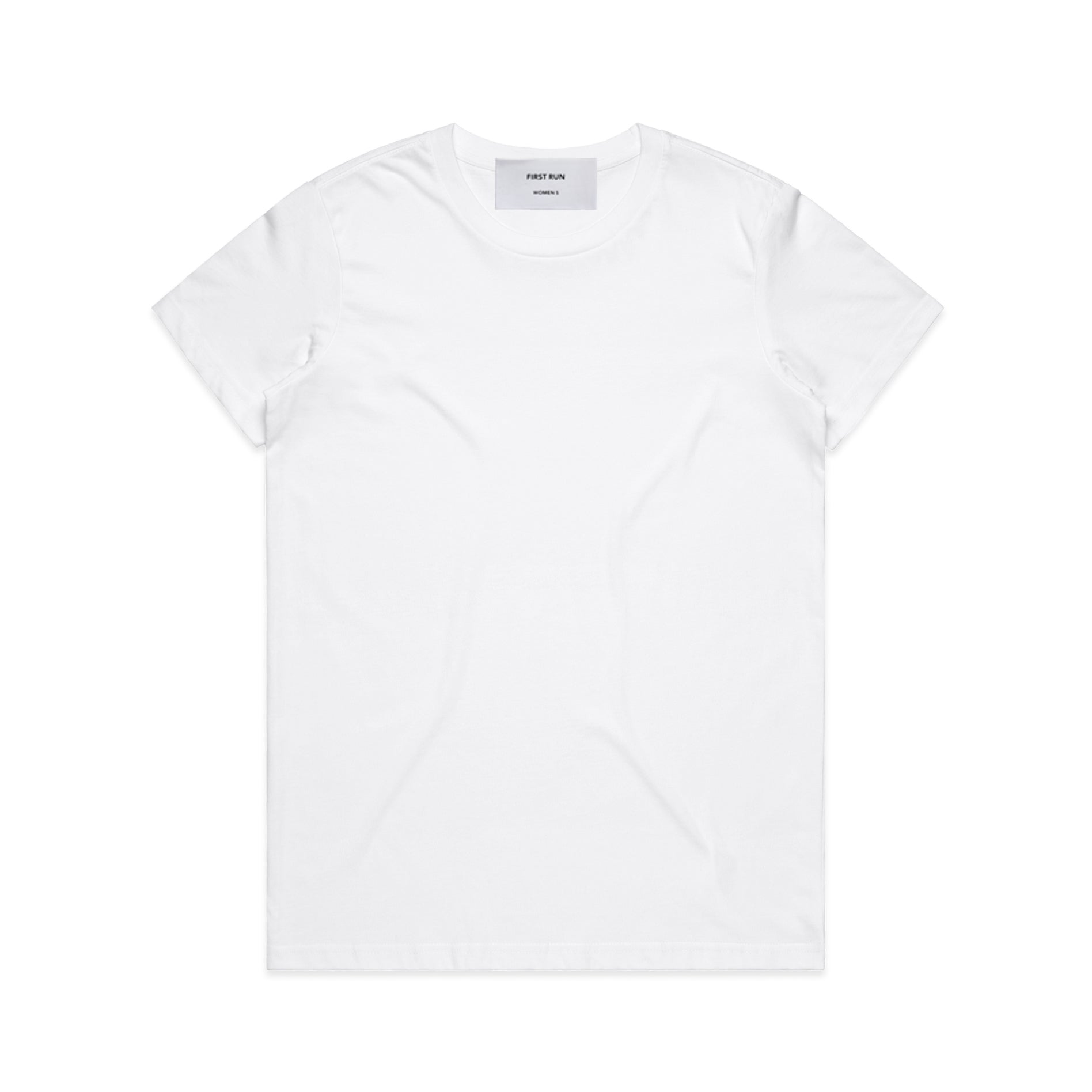 WOMEN WHITE BASIC TEESHIRT